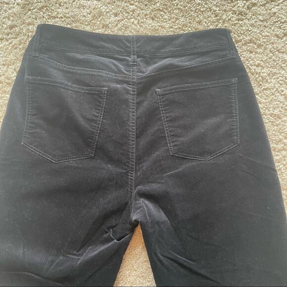 Talbots Velvet Black Pants Size 8 - Picture 4 of 12